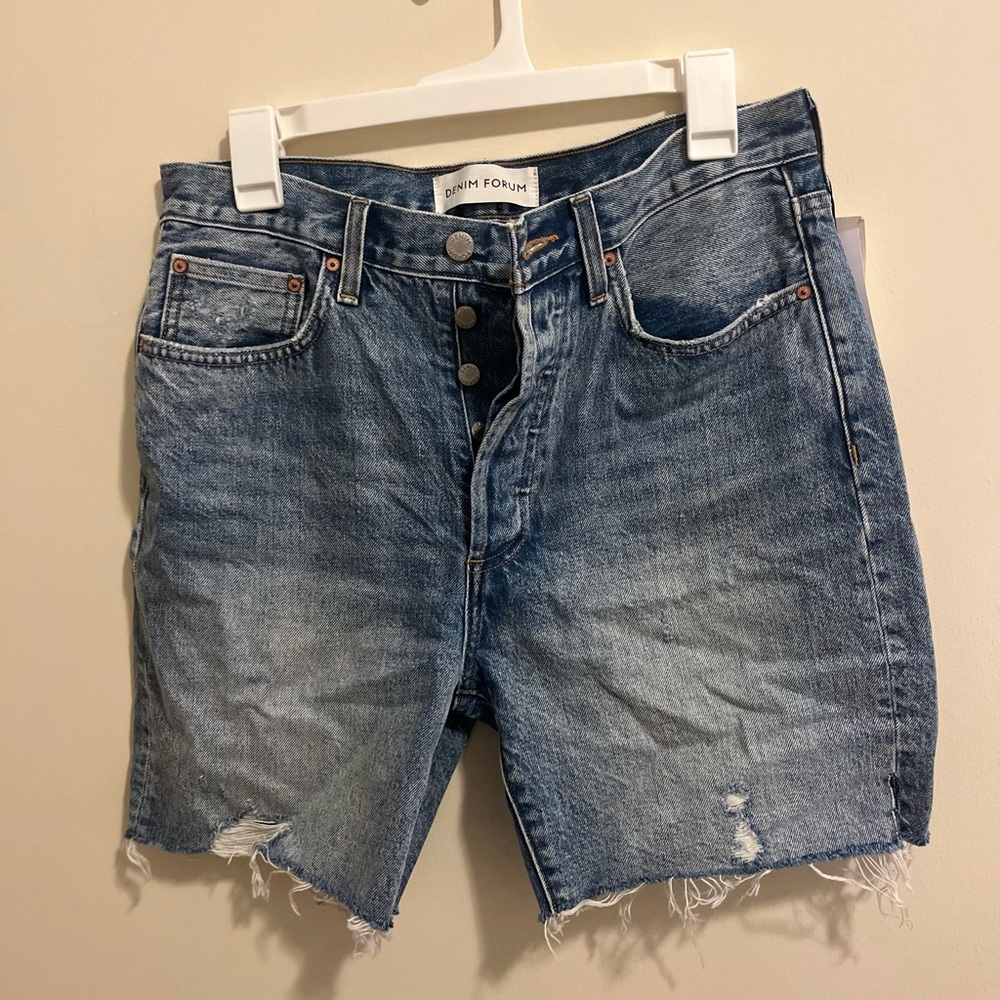 Denim forum Aritzia midi short size 29 new with tags